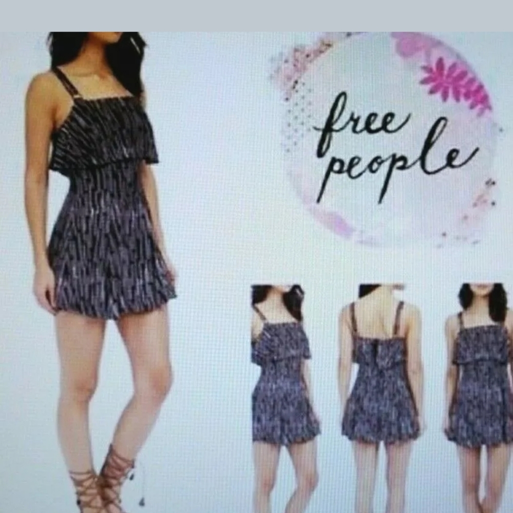 We The Free People paper  flowers dress